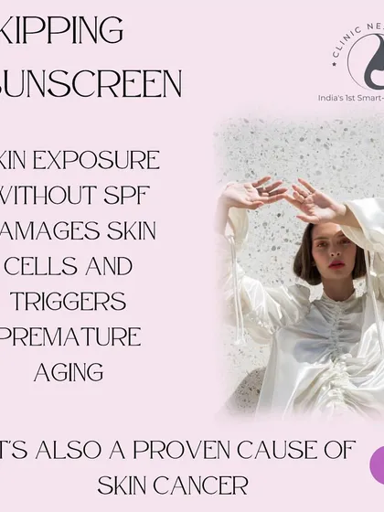 Bad Habit: Skipping Sunscreen. Unprotected sun exposure damages skin cells, triggers premature aging, and is a proven cause of skin cancer.