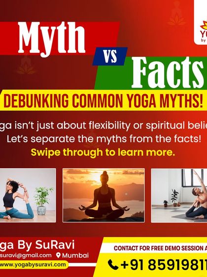 We're debunking common yoga myths. Yoga isn't just about flexibility or spiritual beliefs; it's a transformative practice for all.