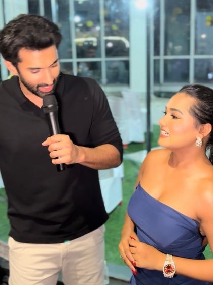 Another great interactive moment with Aditya Roy Kapur. My ability to connect with celebrity guests ensures a lively and entertaining show.