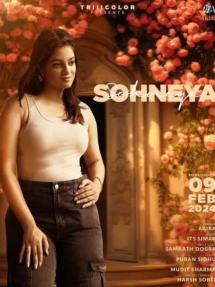 The final release day poster for "Sohneya".