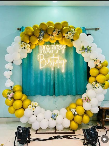 Special Entry - Private Party & Milestone Decoration Elegant Birthday & Anniversary Setups photo 44