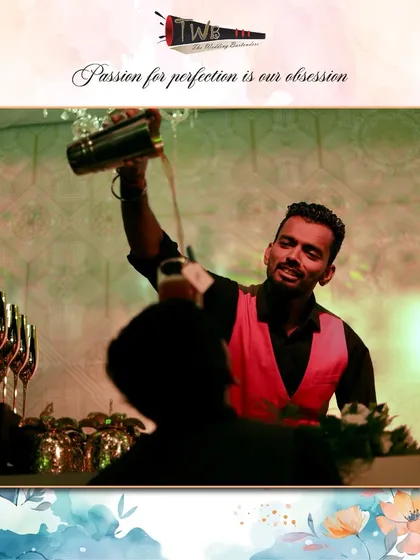 A bartender prepares a Tequila Trouble shooter, a popular choice for getting the party started at a Sufi Night.
