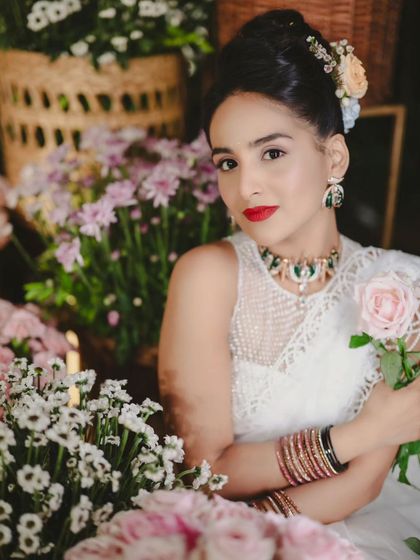 A collection of outfits perfect for any celebration. From intricate lehengas to shimmering sarees, these pieces are designed to ensure you are the best dressed guest at any event.