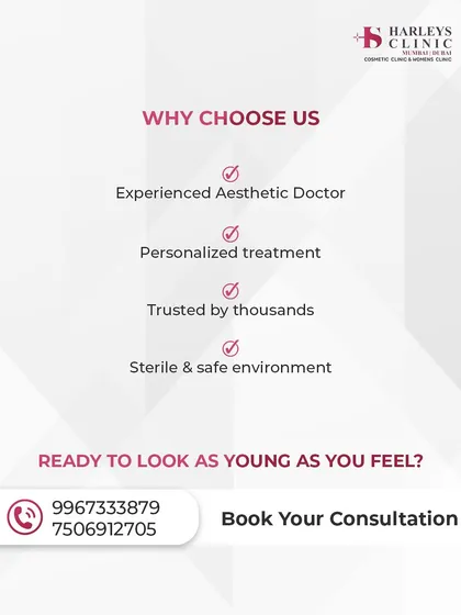 This graphic outlines why patients choose my clinic. I provide personalized treatments in a sterile and safe environment, backed by years of experience as an aesthetic doctor trusted by thousands.