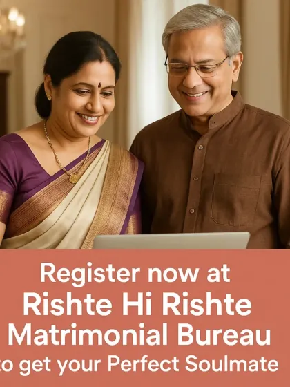 Are your parents searching for a perfect soulmate for you? Let them register at our matrimonial bureau for a trusted and reliable experience.