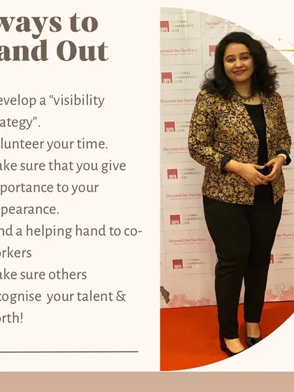 Standing out at work requires a deliberate strategy. I coach my clients on developing visibility, the importance of appearance, and ensuring their talent and worth are recognized by others.