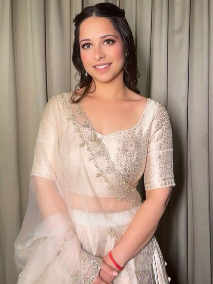 A happy smile from my client who loves the minimalist look. Her makeup is clean, fresh, and radiant, proving that sometimes less is more.