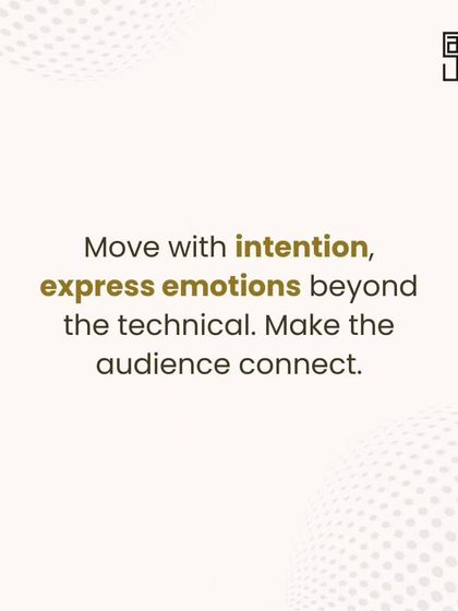Move with intention. Your performance should express emotions that go beyond the technical steps. This is how you make the audience connect with your dance on a deeper level.