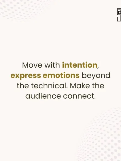 Move with intention. Your performance should express emotions that go beyond the technical steps. This is how you make the audience connect with your dance on a deeper level.