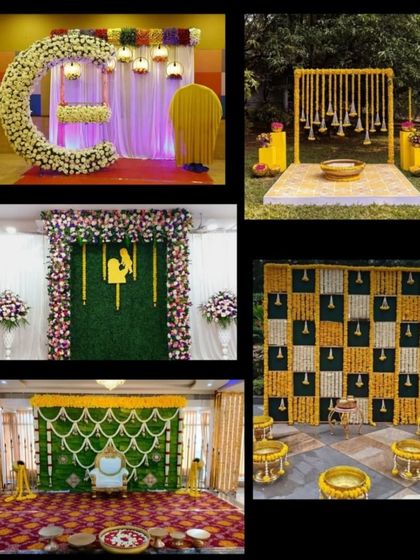Memory Makers - Wedding & Corporate Event Decor Traditional Ceremonies: Haldi, Mehendi & Seemantha photo 8