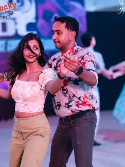 A lovely frame from the GIDC dance floor. The right song can make you feel like you're the only two people in the room.