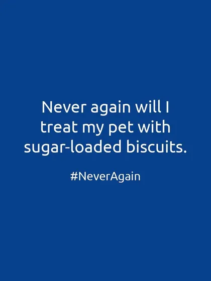 Never again will I treat my pet with sugar-loaded biscuits. Treats should nourish, not harm, and I'm committed to finding options without hidden sugars.