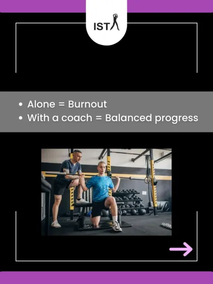 Training alone can often lead to burnout. A coach helps you create a balanced plan for steady, sustainable progress without overtraining.