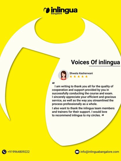 Inlingua - Individual Language Courses Voices of Inlingua: Student Success Stories photo 19