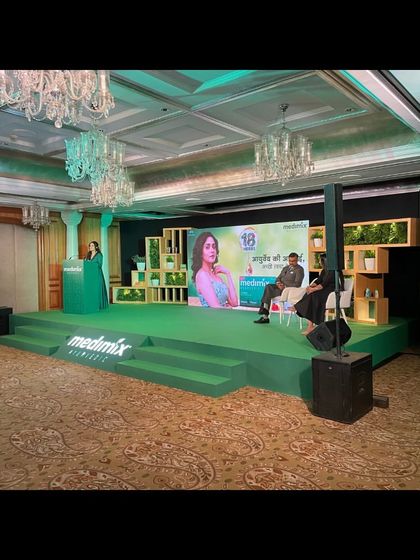 A panel discussion at the Medimix launch. We provide full stage and technical management for all segments.