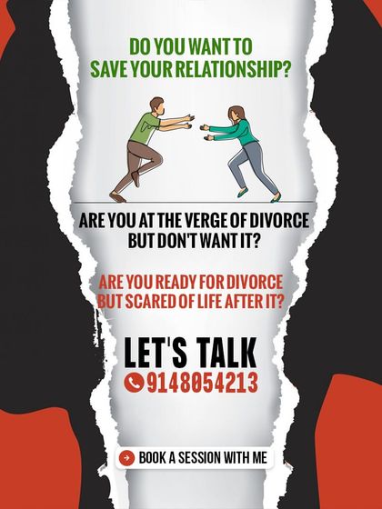 Are you on the verge of divorce but don't want it? Or are you ready for divorce but scared of life after? Whatever your situation, let's talk. You don't have to go through it alone.