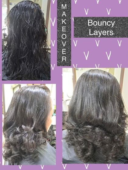 Bouncy layers are perfect for adding life and energy to your hair. This cut creates incredible movement and a light, airy feel.