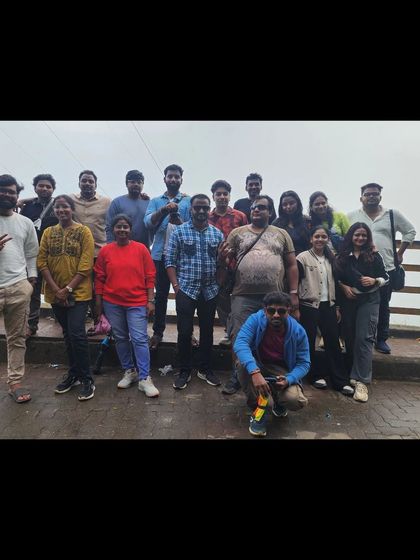 A group photo from our Wayanad trip, showcasing the diverse group of travelers who join us.