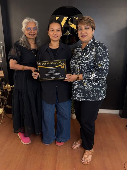 A proud moment for another graduate of our skincare program.