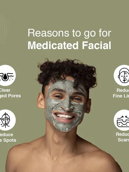 A medicated facial is more than just a regular facial. It is a targeted treatment designed to clear clogged pores, reduce fine lines, fade age spots, and minimize scars, all under my expert supervision.