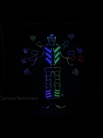 DR Carnival Performers - LED & Futuristic Performers Electrifying Tron Dance Shows photo 11