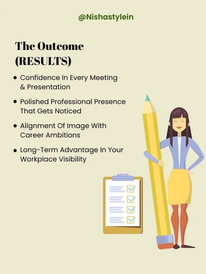 The Outcome: Expect confidence in every presentation, a polished presence that gets noticed, and a long-term advantage in your workplace visibility.
