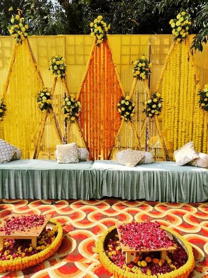 Vibrant Haldi Ceremonies photo 17