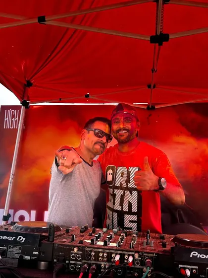 It was an honor to share the stage with the legendary DJ Suketu. Performing alongside one of the industry's best at a major Holi festival was an incredible experience and a milestone in my journey.