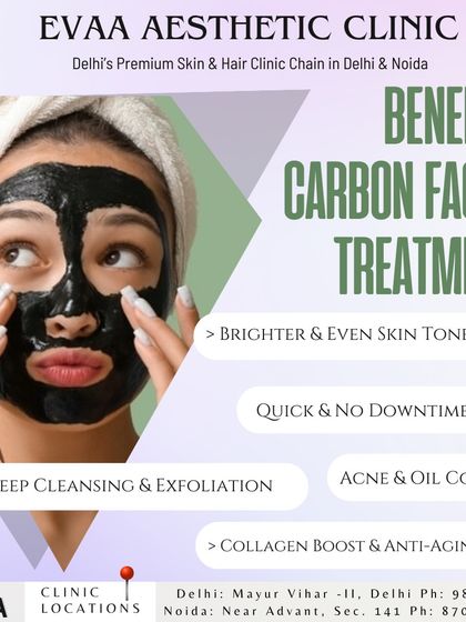 Learn about the benefits of a Carbon Facial Treatment, including achieving a brighter skin tone, deep cleansing, oil control, and a collagen boost with no downtime.