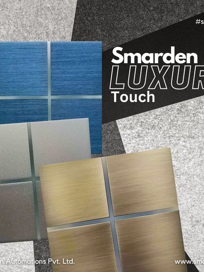 Introducing my Luxury Touch series, where style meets intelligence. These switches come in various premium finishes like leather and brushed metal to match your unique decor.