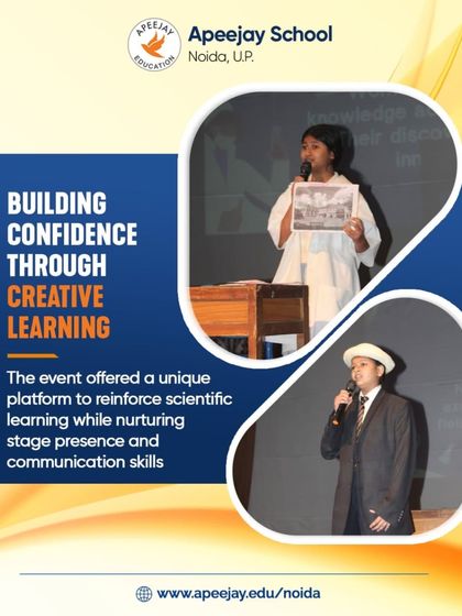 We provide unique platforms for creative learning that build confidence. This event allowed students to reinforce scientific knowledge while developing essential stage presence and communication skills through performance.