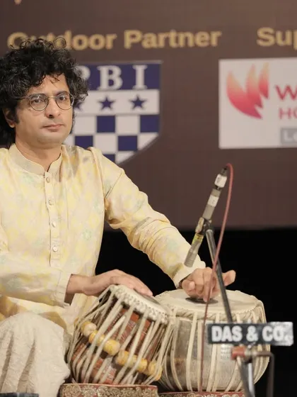 A photograph from a concert at Gyan Manch, Kolkata. The ambience of a historic venue always adds a special feeling to the performance.