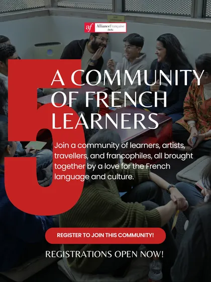 When you join us, you become part of a community of learners, artists, travellers, and Francophiles. We are all brought together by a shared love for the French language and culture, creating a supportive and inspiring environment.