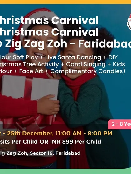 Another Christmas Carnival at Zig Zag Zoh, this time in Faridabad, showing how I bring fun events to different parts of NCR.