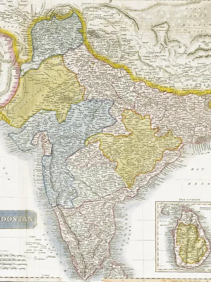 An antiquarian map of 'Hindoostan' from our auction archives. Such maps are fascinating collectibles that offer a window into history, and we occasionally feature rare cartographic works in our sales.