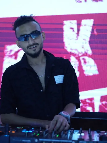 Ready to drop the next track. My sets are known for their unexpected blends of Bollywood, hip hop, and electronic music.