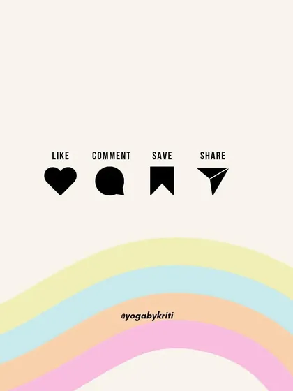 A simple graphic encouraging users to engage with the content about preparing the body and mind for yoga.