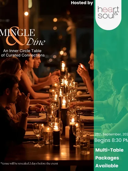 Another look at our 'Mingle & Dine' series. I carefully curate these small groups to ensure a great mix of personalities. The focus is always on quality conversations, not just small talk.