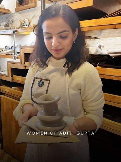 We were honored to host the "Women of Aditi Gupta" for a special Women's Day workshop. It was a beautiful blend of fashion, art, and female creativity.