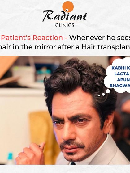 A little humor that captures the feeling perfectly! This is the reaction many of my patients have when they see their new hair in the mirror. Sometimes, it feels like magic.