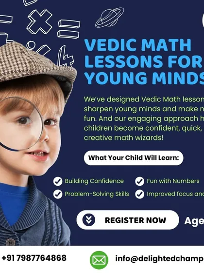 Discover the power of ancient Indian mathematics. My Vedic Math lessons are designed for students aged 9 and up to make complex calculations simple and fun, building skills for competitive exams and beyond.