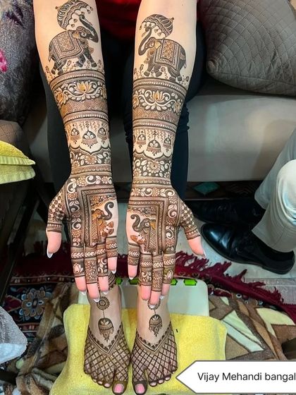 Vijay Singh - Bridal Mehndi Traditional Rajasthani & Jaipuri Motifs photo 26