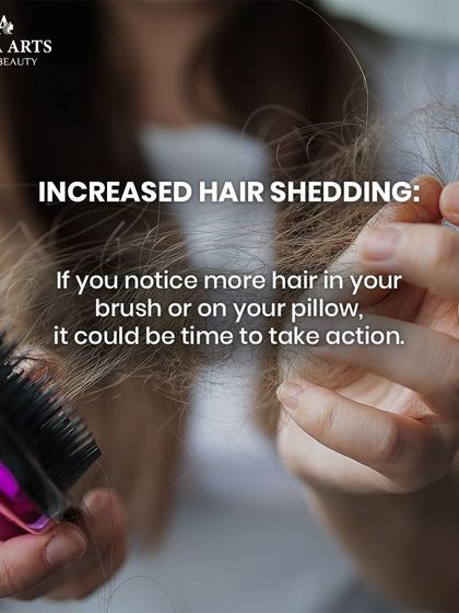 Sign: Increased hair shedding. If you are noticing more hair than usual on your brush or pillow, it could be a sign that your follicles need support. PRP can help reduce shedding and strengthen hair roots.