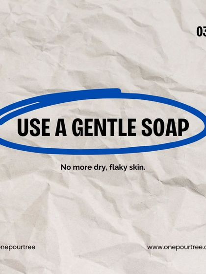 Winter skincare tip #3 for men: Use a gentle soap. This will help you avoid the dry, flaky skin that winter often brings.