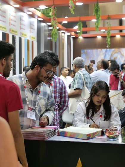 Our team was always ready to assist visitors, answer questions, and take down details for future projects.