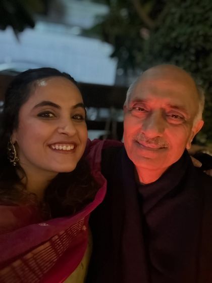 A selfie with my Papa. This business runs on his wisdom and a whole lot of long-distance love. Happy Father's Day, Papa.