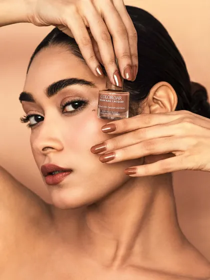 For this nail lacquer shoot, the goal was perfect, clean execution. I focused on precise lighting to highlight the glossy texture of the polish and the product bottle's details, while keeping the model's skin looking natural and radiant. This is the kind of crisp, commercial work I deliver for beauty brands.