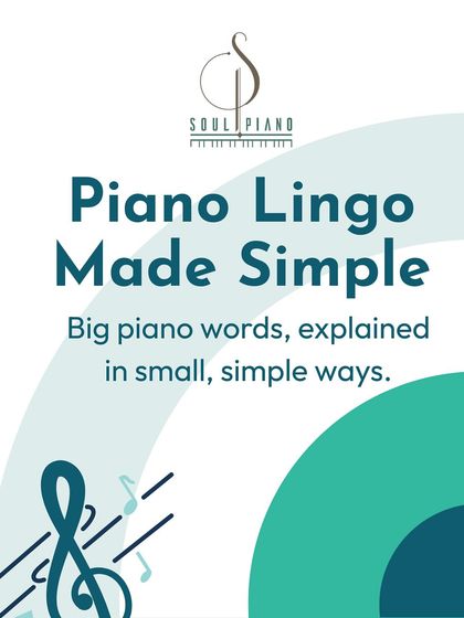Piano lingo can be intimidating, so I make it simple. This series explains big piano words in small, easy-to-understand ways for both kids and parents.