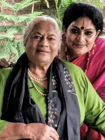 A tribute to the legendary and iconic Kathak Guru, Kumudini Lakhia. Kumibehn was a treasured friend and I will miss her dearly. Naman!