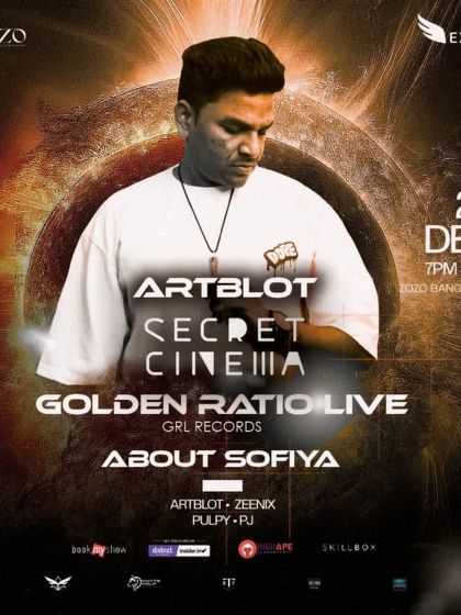 My personalized flyer for the last dance of 2024, supporting techno legend Secret Cinema. A massive night to close out the year.